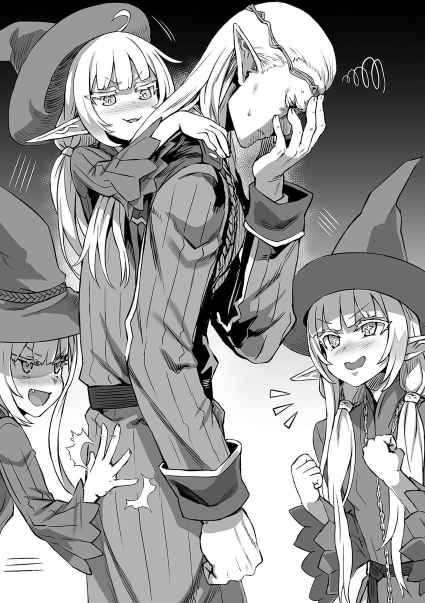 thunder sonia and aconitum (orc eiyuu monogatari) drawn by asanagi