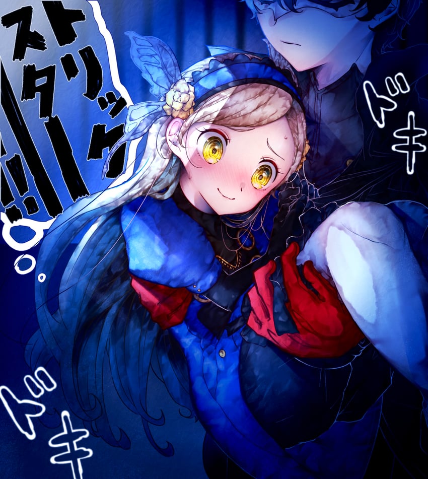 amamiya ren, joker, and lavenza (persona and 1 more) drawn by nemu_(ut_kakinotane)