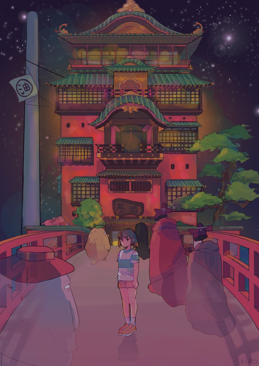 ogino chihiro (sen to chihiro no kamikakushi) drawn by routexx