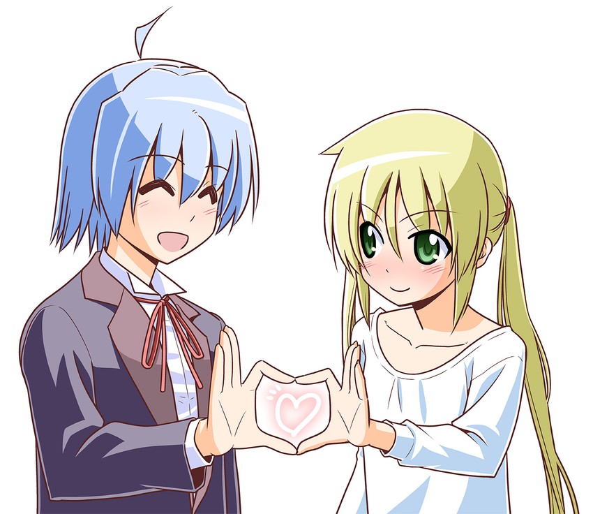 sanzen'in nagi and ayasaki hayate (hayate no gotoku!) drawn by hata_kenjirou
