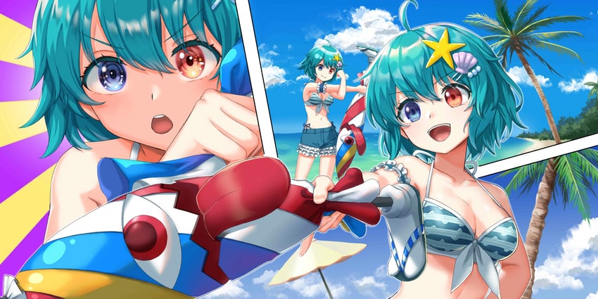 tatara kogasa (touhou and 1 more) drawn by alle_gro