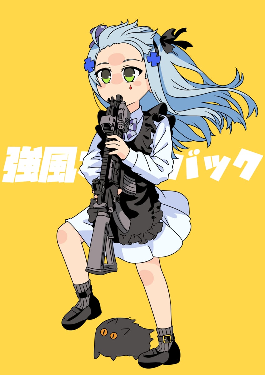 hk416 (girls' frontline and 1 more) drawn by senpaihawkkun