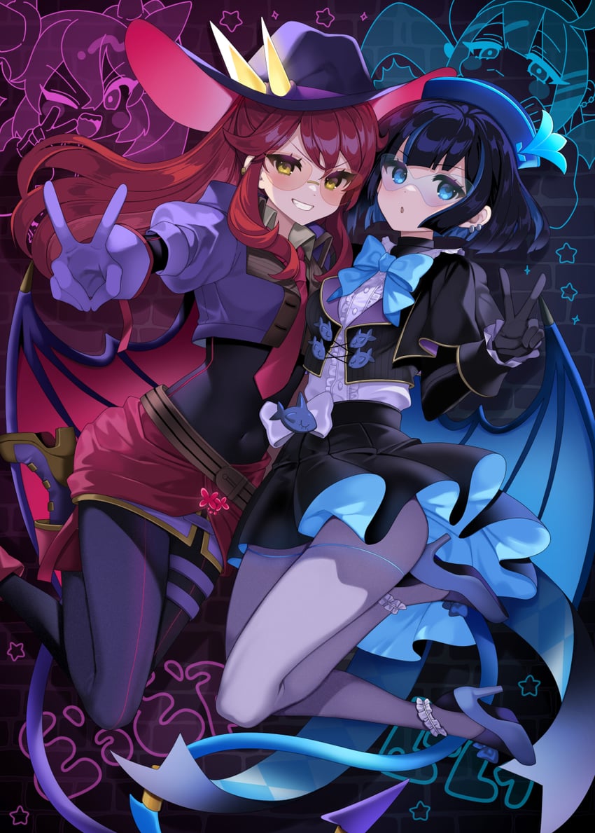lil-la, ki-sikil, evil twin lil-la, evil twin ki-sikil, live twin lil-la, and 1 more (yu-gi-oh!) drawn by nekohara_choco