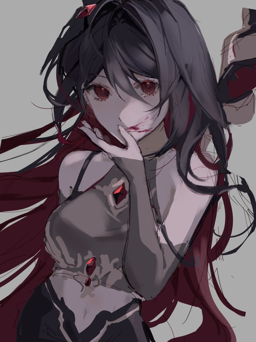 seele vollerei and seele (honkai and 1 more) drawn by oldsprout1108