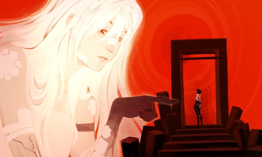 elster and ariane yeong (signalis and 2 more) drawn by naphanya