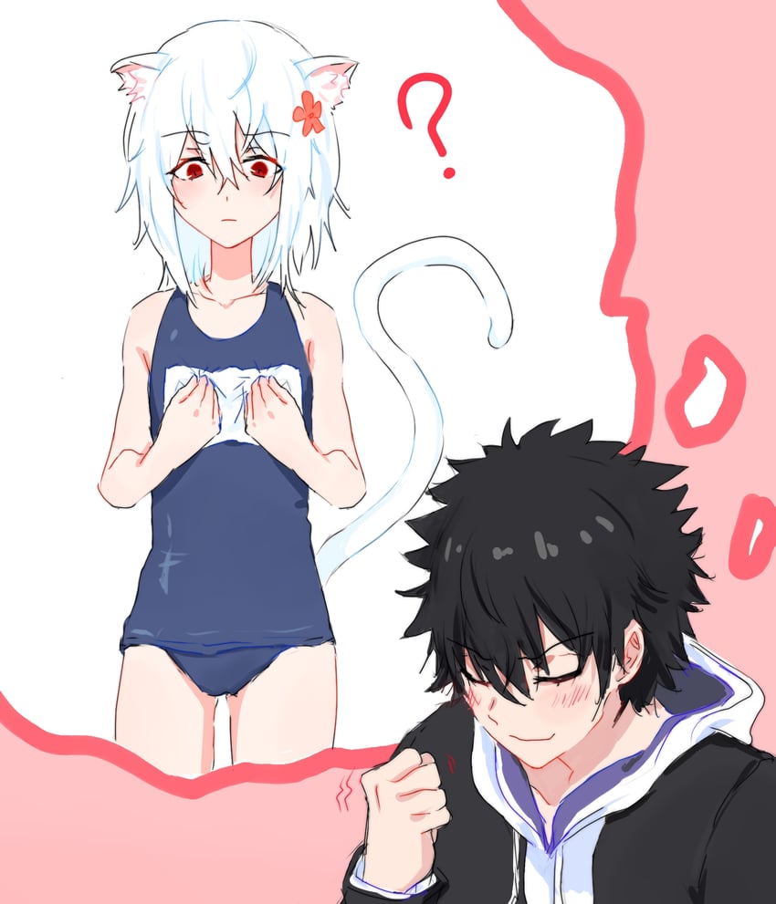 kamijou touma, accelerator, and suzushina yuriko (toaru majutsu no index) drawn by smkei
