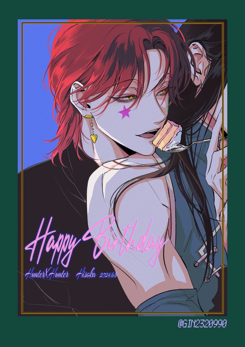 hisoka morow and illumi zoldyck (hunter x hunter) drawn by jz88