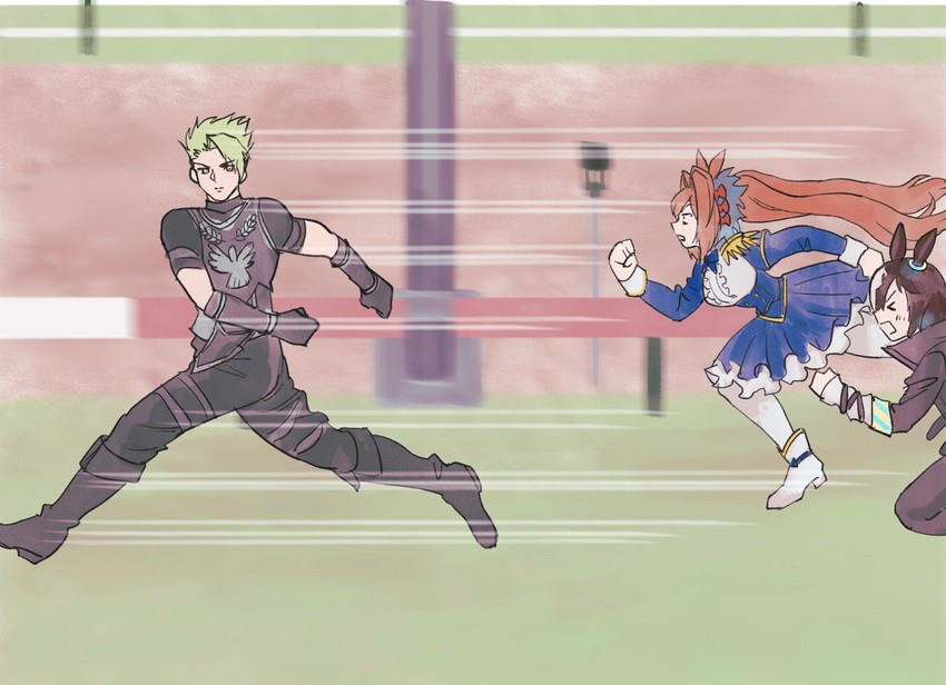 daiwa scarlet, vodka, and achilles (fate and 3 more) drawn by 1000yamai