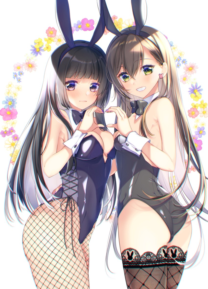 shirokane rinko and hanazono tae (bang dream!) drawn by tsurugi_hikaru