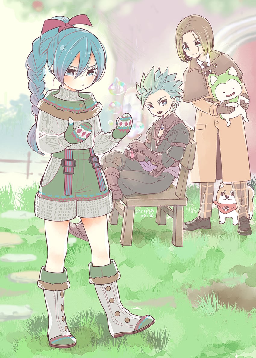 slime, hero, camus, maya, and puklipo (dragon quest and 2 more) drawn by im5364