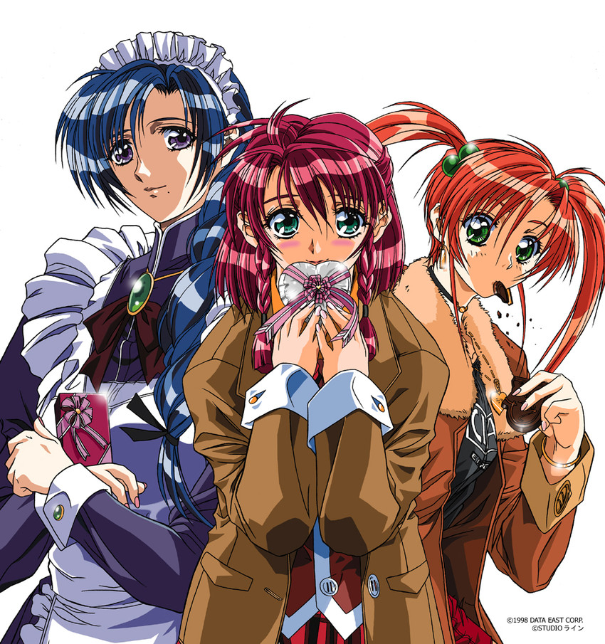 sasamoto riyo, hatori itsumi, and shirakawa kosuzu (doukoku soshite...) drawn by yokota_mamoru