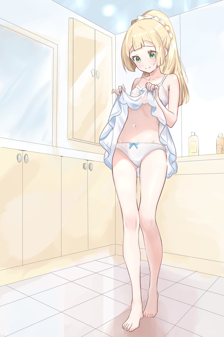 lillie (pokemon and 1 more) drawn by shirokumaru_(yafm7388)