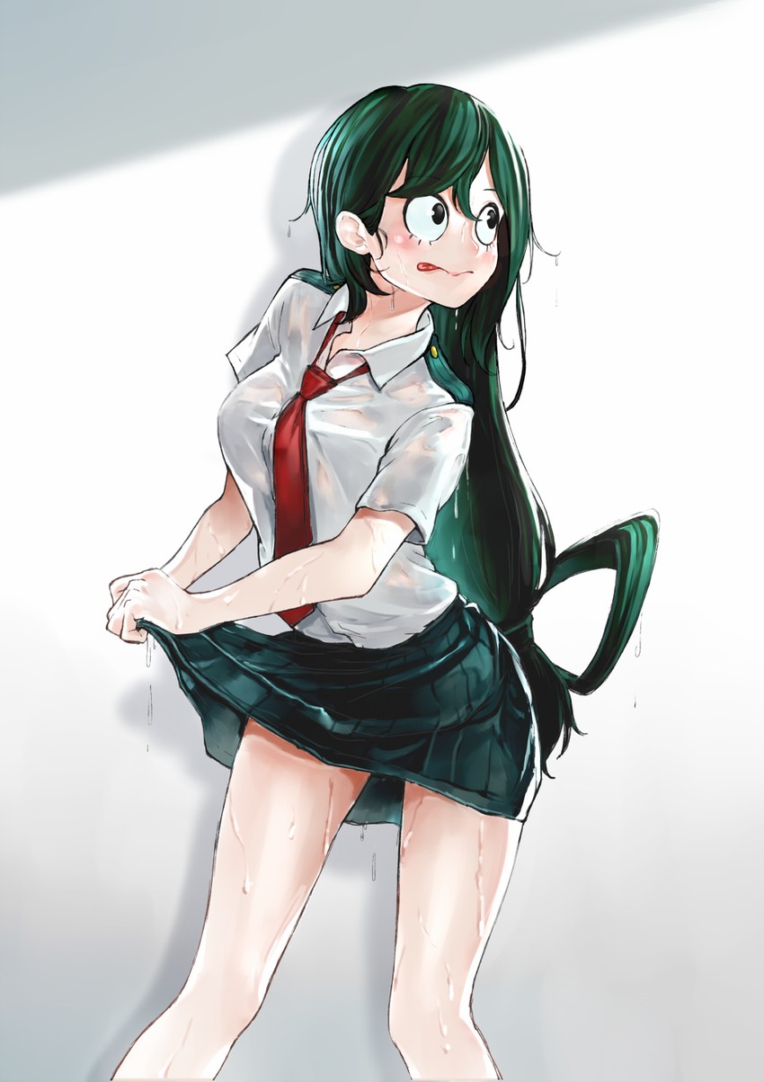 asui tsuyu (boku no hero academia) drawn by hyuu_(sing-dog)