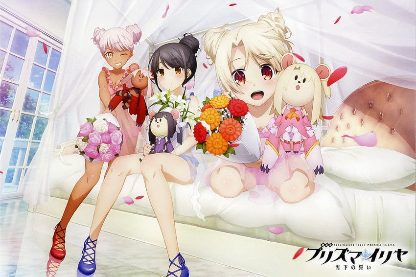 illyasviel von einzbern, chloe von einzbern, miyu edelfelt, and prisma illya (fate and 1 more)