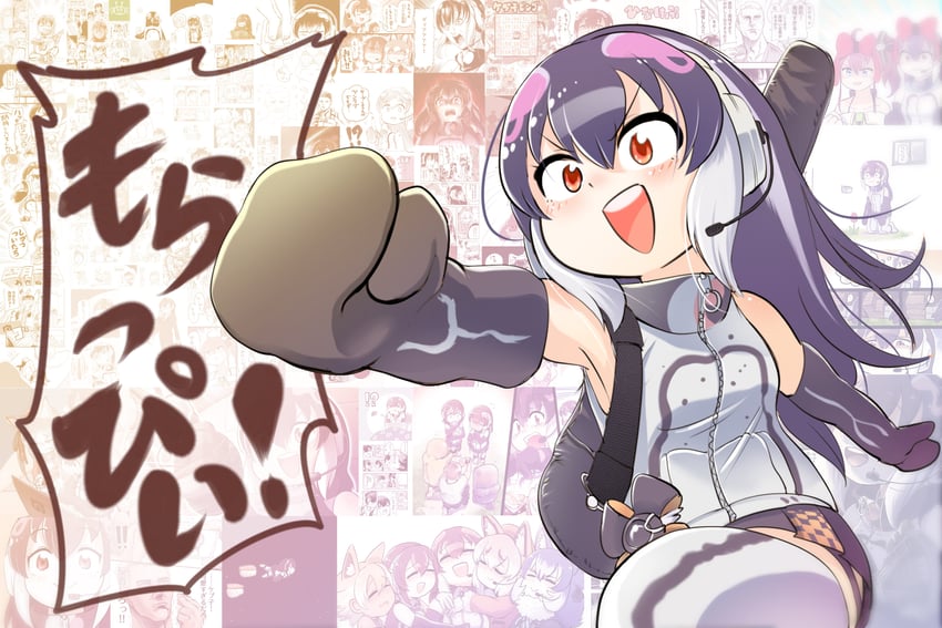 african penguin (kemono friends and 1 more) drawn by mcgunngu