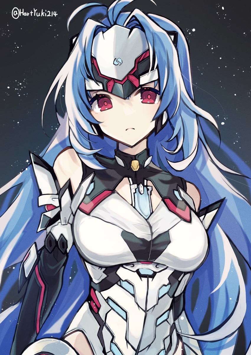 kos-mos and kos-mos re: (xenoblade chronicles and 2 more) drawn by