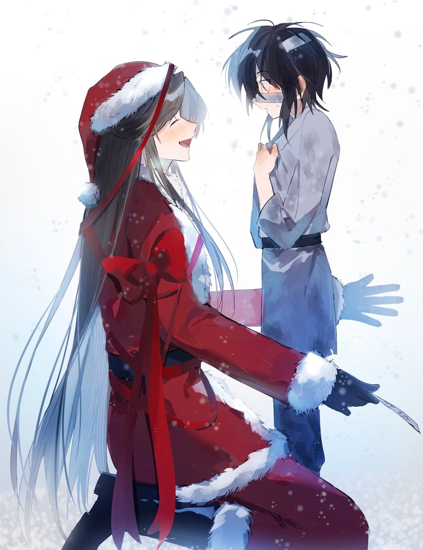xie lian and hua cheng (tianguan cifu) drawn by manjuyawaraka