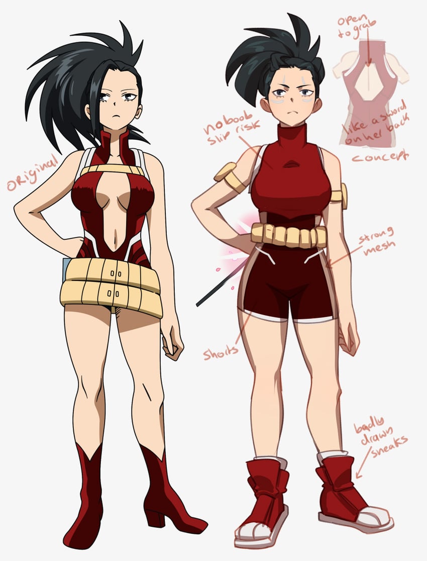 yaoyorozu momo (boku no hero academia) drawn by mto