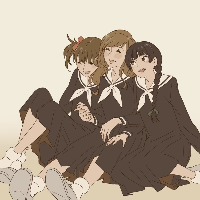 fukuzawa yumi, toudou shimako, and shimazu yoshino (maria-sama ga miteru) drawn by 55bata6rou