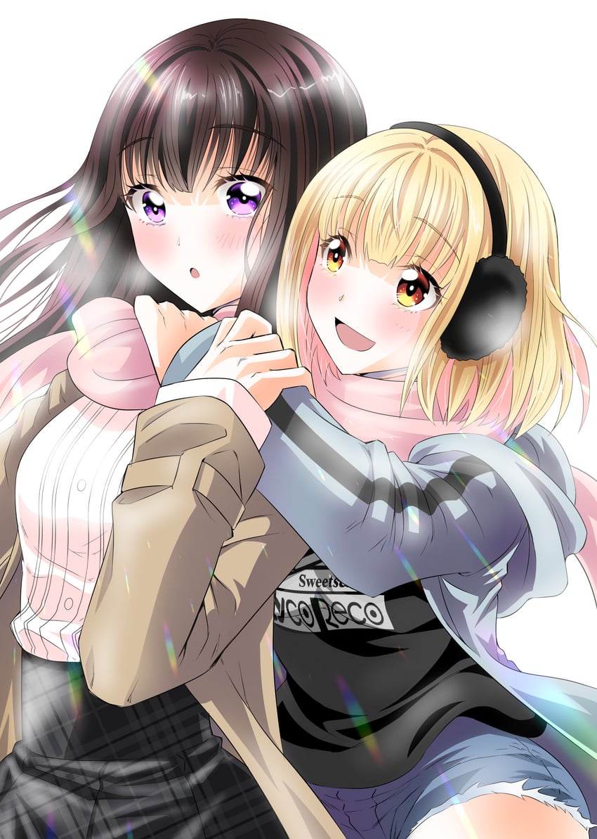 nishikigi chisato and inoue takina (lycoris recoil) drawn by uonuma_yuu