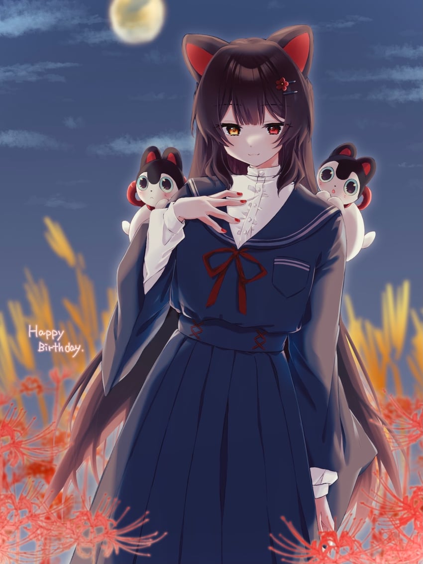 inui toko and banken (nijisanji) drawn by ayuko_ammobium