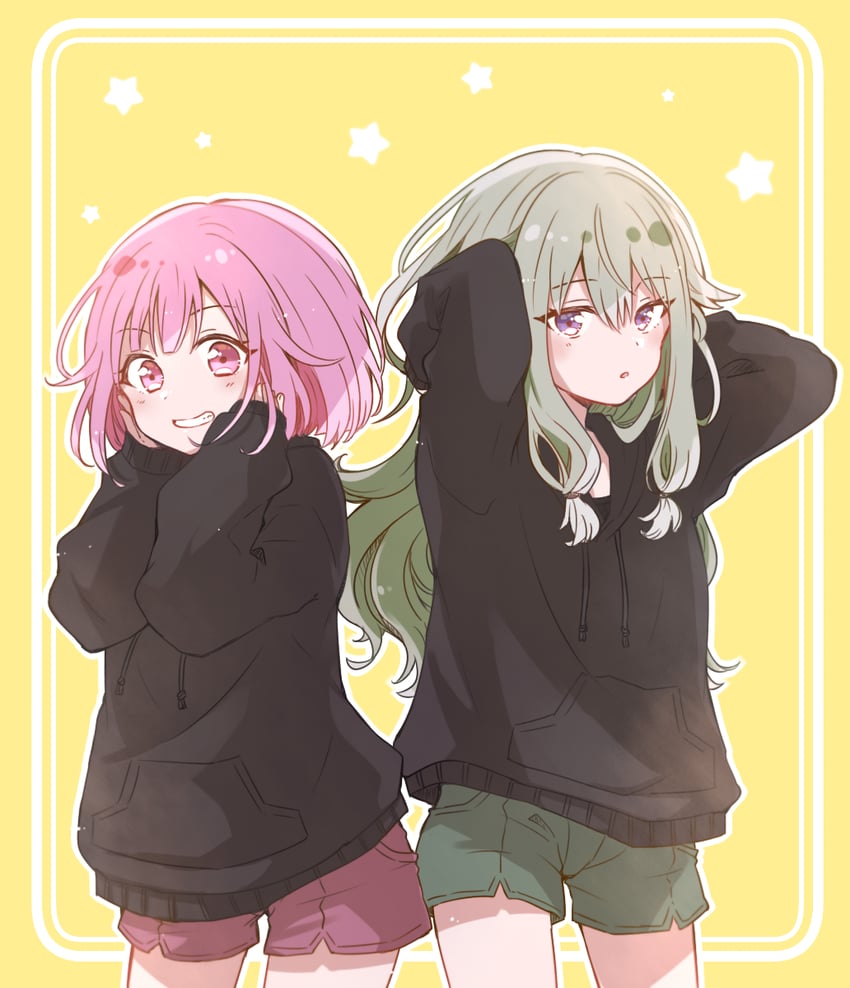 ootori emu and kusanagi nene (project sekai) drawn by kaku3561