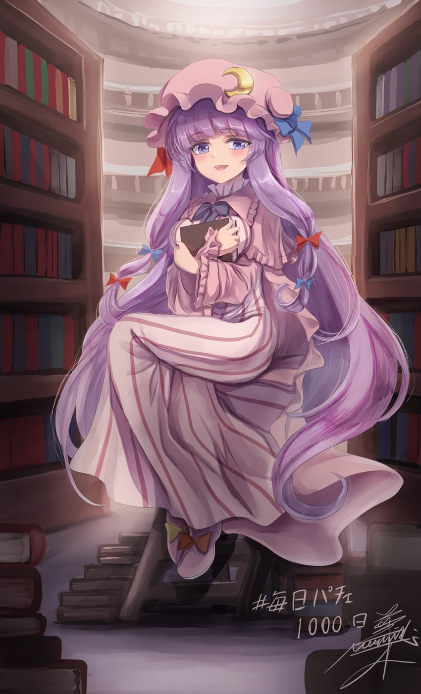 patchouli knowledge (touhou and 1 more) drawn by namiki_(remiter00)