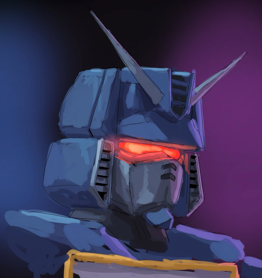 soundwave (gundam and 2 more) drawn by redustheriotact