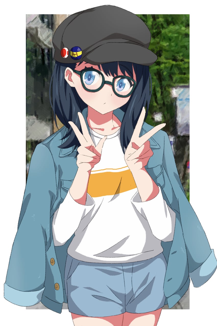 takarada rikka (gridman universe and 1 more) drawn by sho_(shoshos_8888)