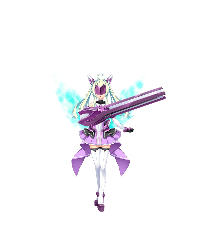 amakubo yuri and exs-tia flora (kouyoku senki exs-tia) drawn by inoino