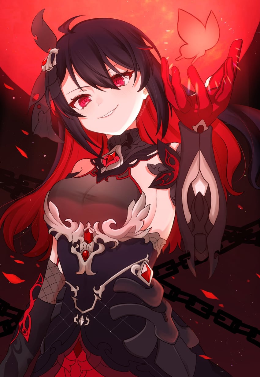 seele vollerei and seele (honkai and 1 more) drawn by koganeekaki