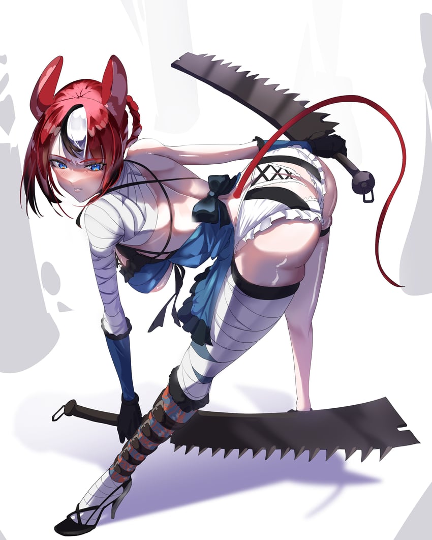 hakos baelz and kaine (hololive and 2 more) drawn by daaku_(koizumi_arata)