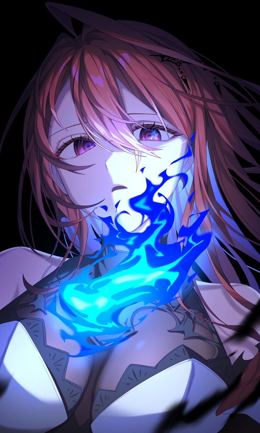 elizabeth rose bloodflame (hololive and 1 more) drawn by kio_is_here