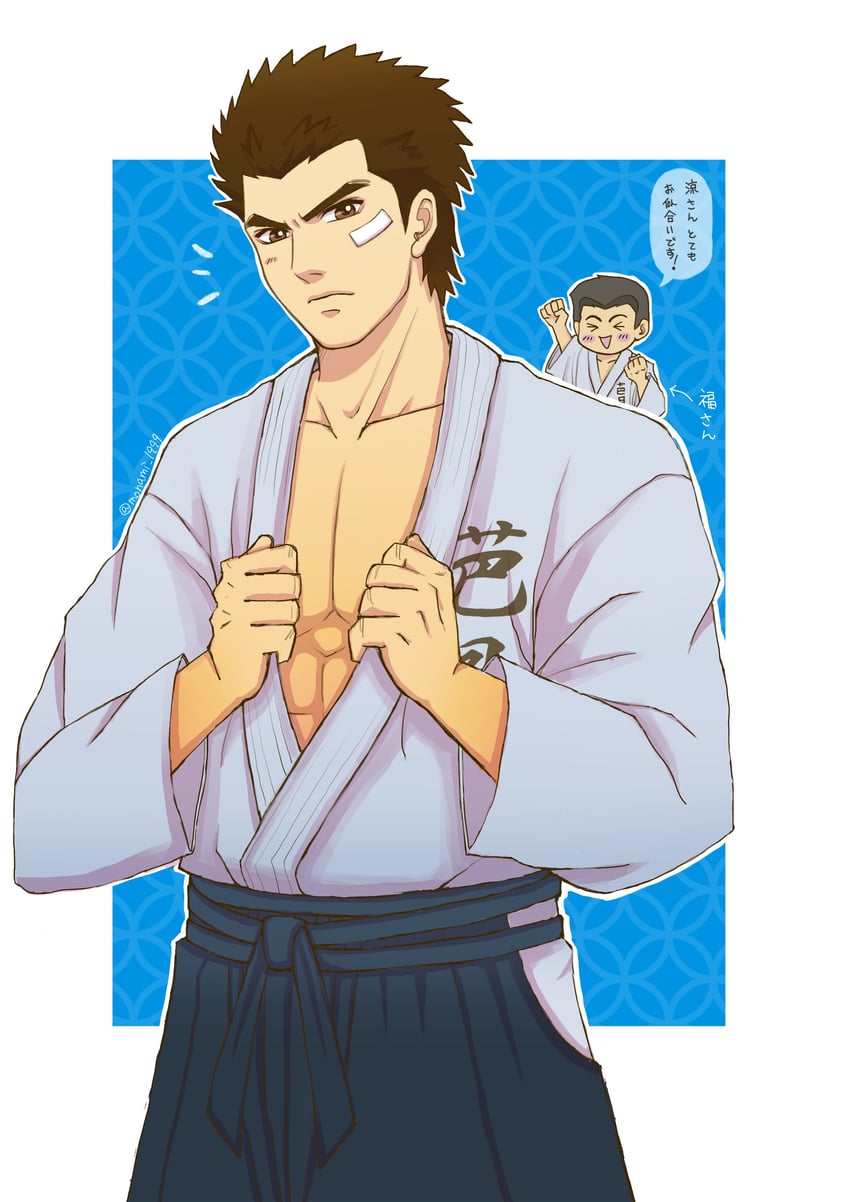 hazuki ryou and fukuhara masayuki (shenmue and 1 more) drawn by monami_1999