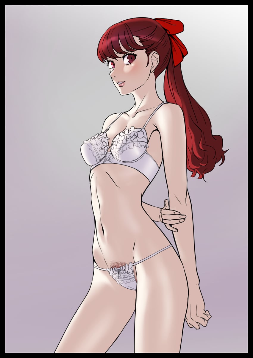 yoshizawa kasumi (persona and 2 more) drawn by akisora