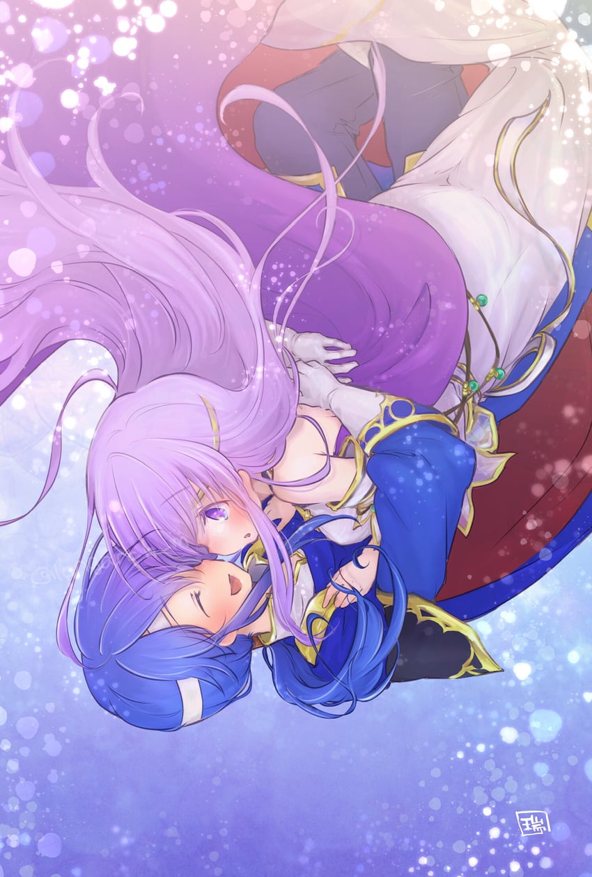 seliph and julia (fire emblem and 1 more) drawn by longarch_m