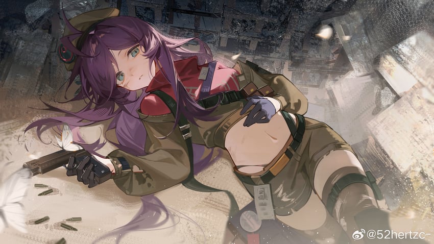 stechkin and ksenia (girls' frontline and 1 more) drawn by 52hertz