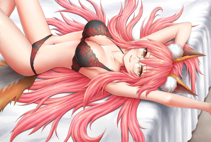 tamamo and koyanskaya (fate and 1 more) drawn by jihadangel