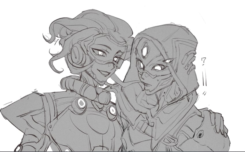 ash, horizon, overfloater horizon, and denizen of the deep ash (apex legends) drawn by ruu47