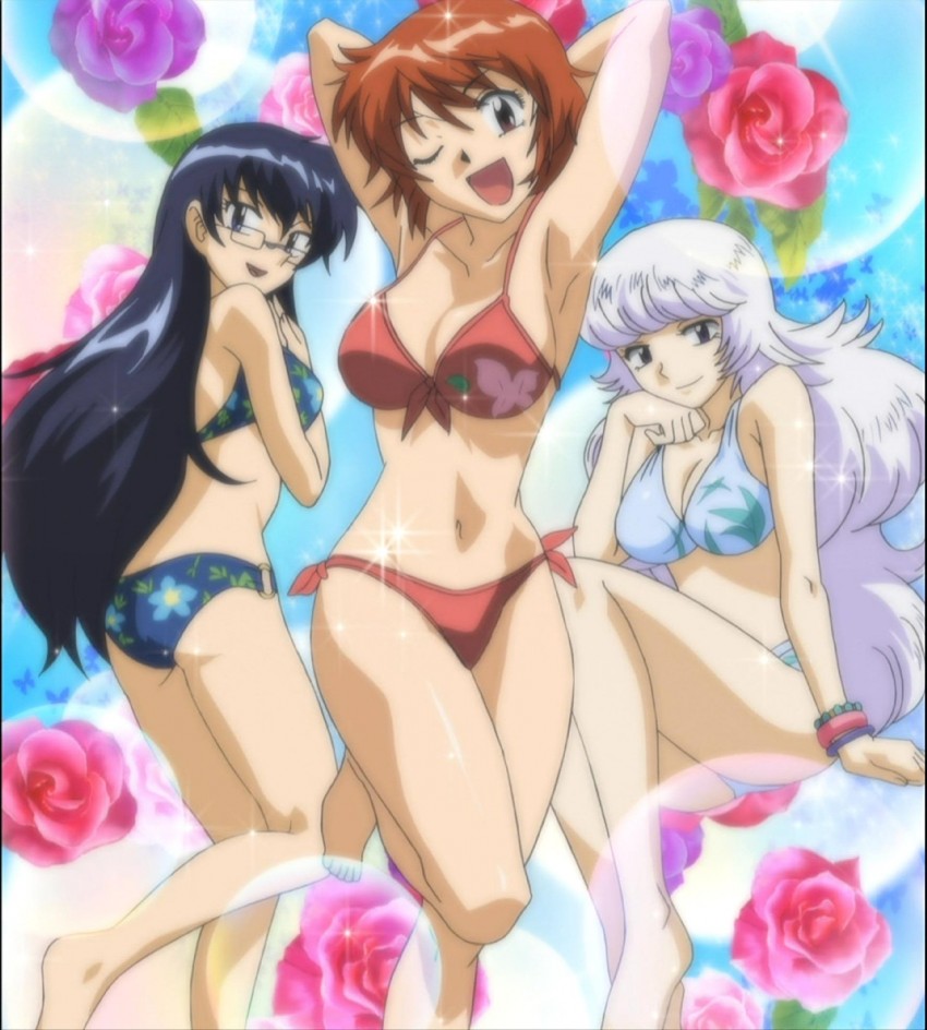 nogami aoi, sannomiya shiho, and akashi kaoru (zettai karen children)