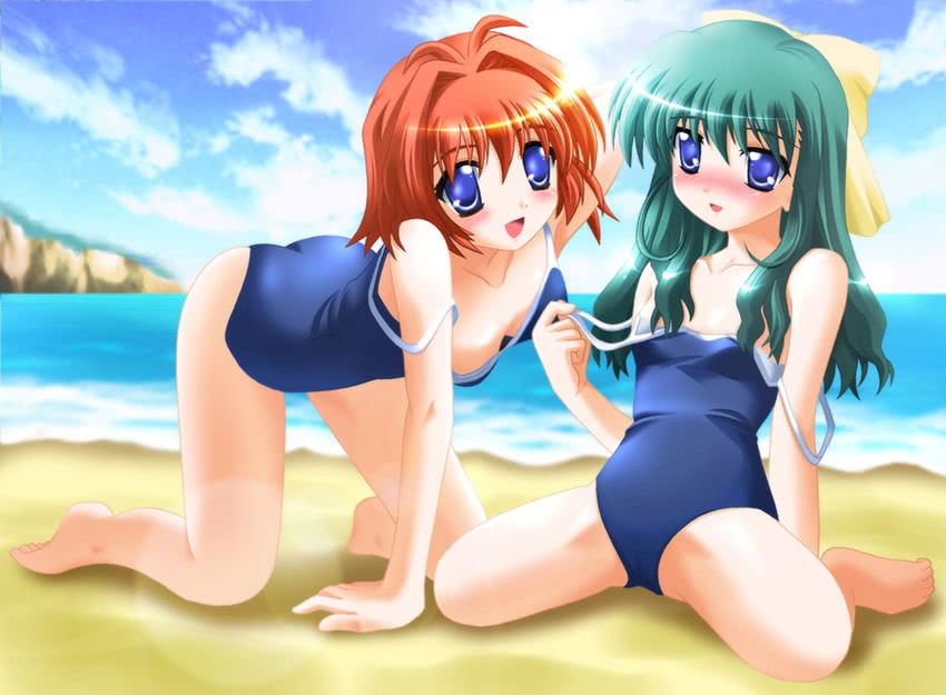 onodera karen and miyafuji miina (onegai twins) drawn by otoki_raku