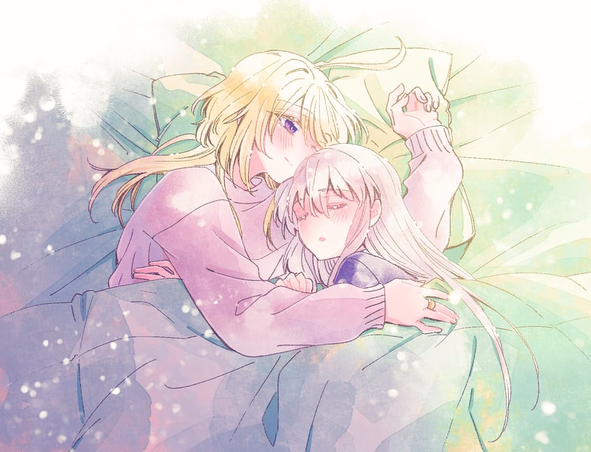 egawa kusumi and amano soraha (assault lily) drawn by sorato_(astllatte)