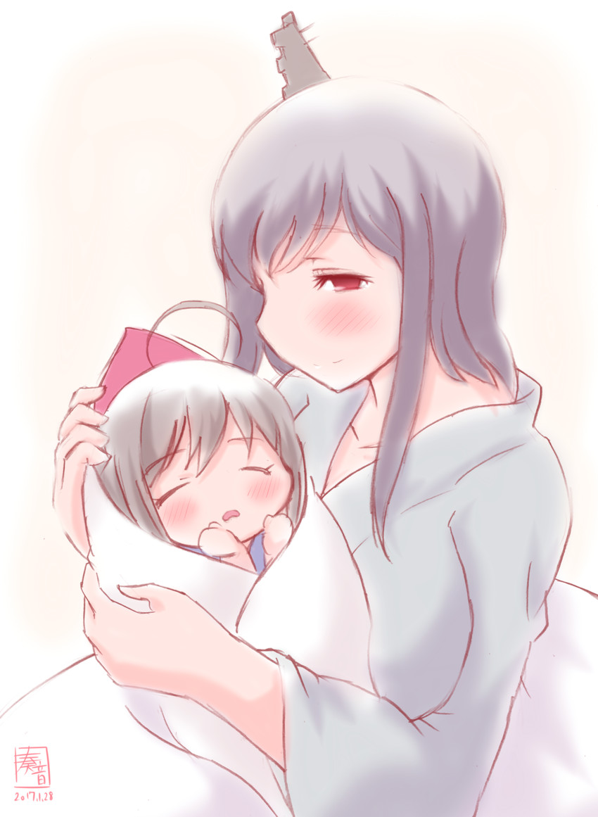 shigure and yamashiro (kantai collection) drawn by kanon_(kurogane_knights)