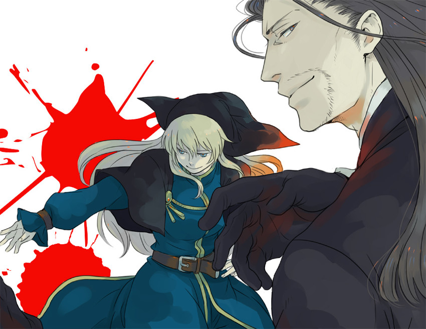 gustav munchausen and wind (the king of fighters and 2 more) drawn by emu_(losspass)