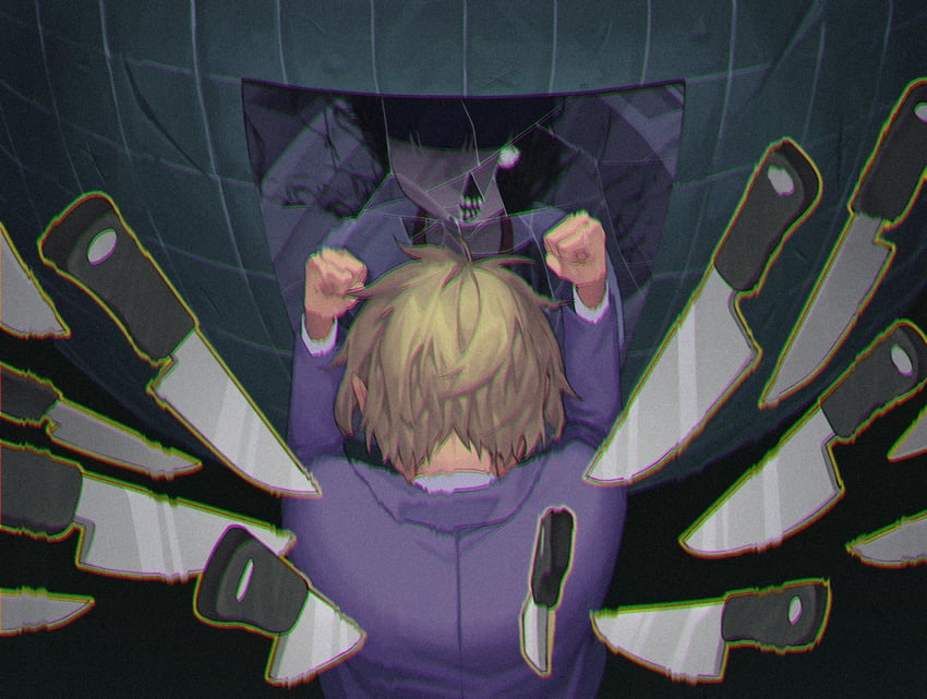 kageyama shigeo and hanazawa teruki (mob psycho 100) drawn by 1didi11di