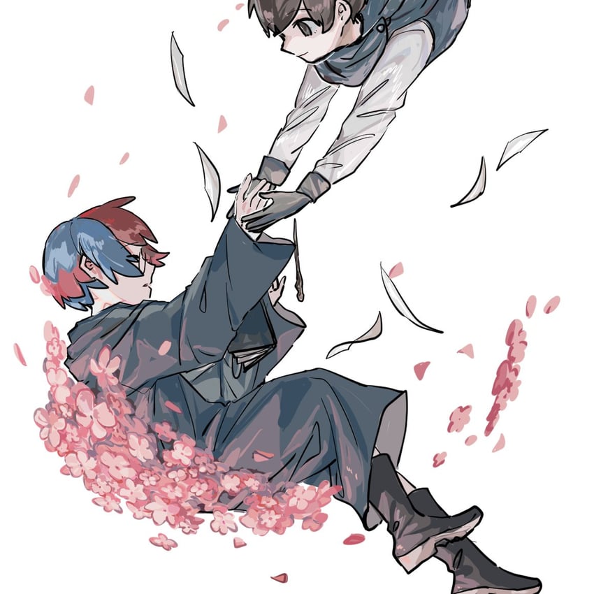 florian and penny (pokemon and 1 more) drawn by zui_fz