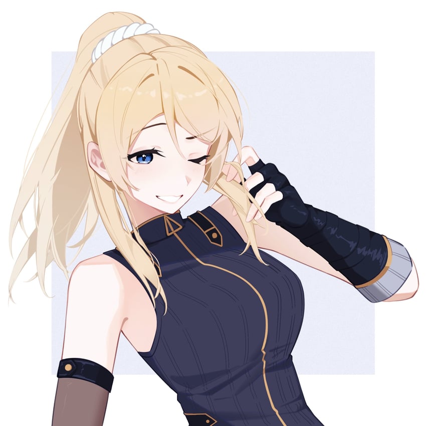 ayase eli (love live! and 1 more) drawn by huluobolll