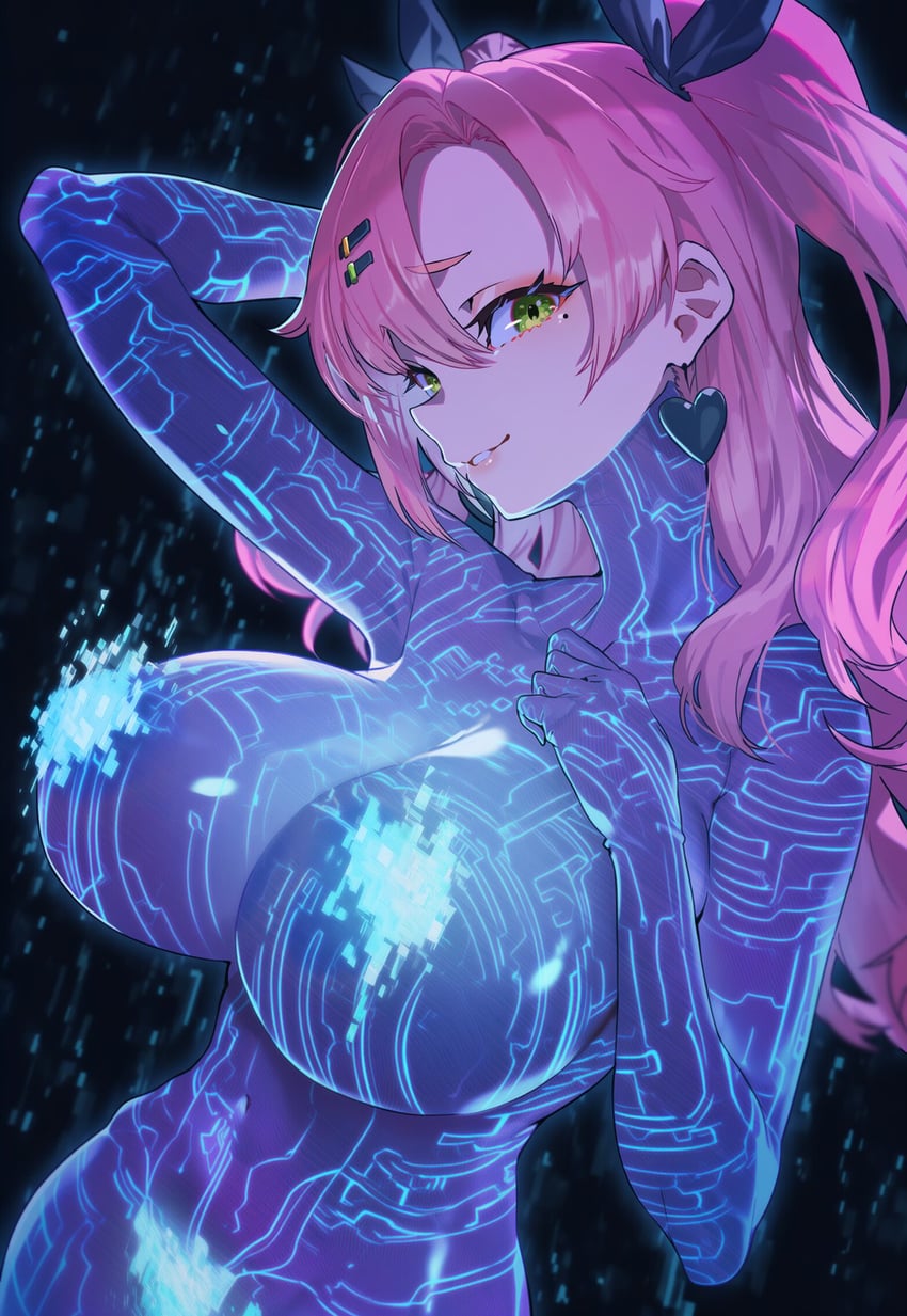 nicole demara and cortana (zenless zone zero) drawn by yuneillusts