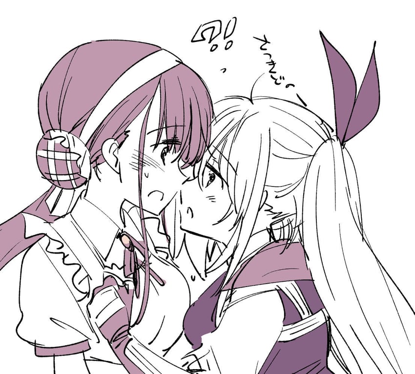 satsuki mari and kanzaki adelheid (heaven burns red) drawn by sanpachishiki_(gyokusai-jima)