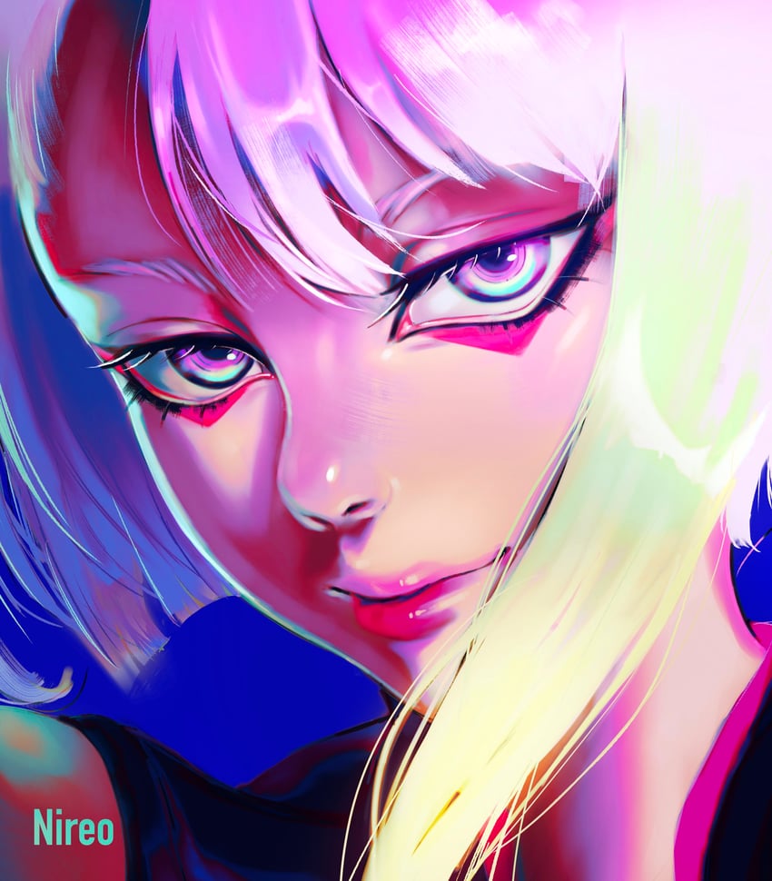 lucy (cyberpunk and 1 more) drawn by nnireoo